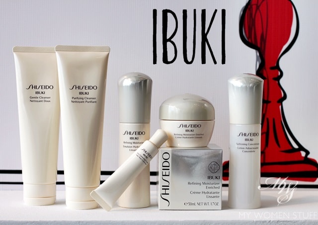 shiseido ibuki skincare