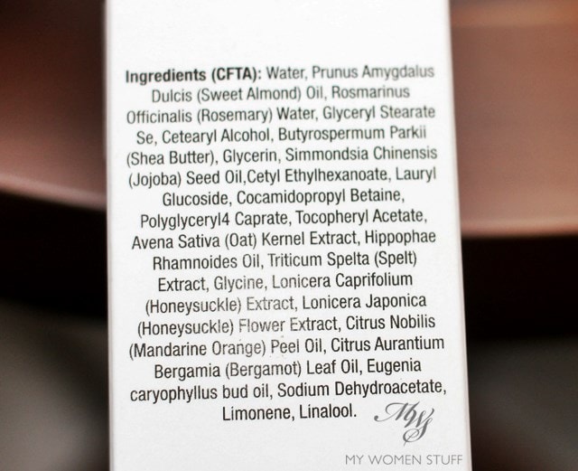 bio2you organic facial cleanser ingredient list