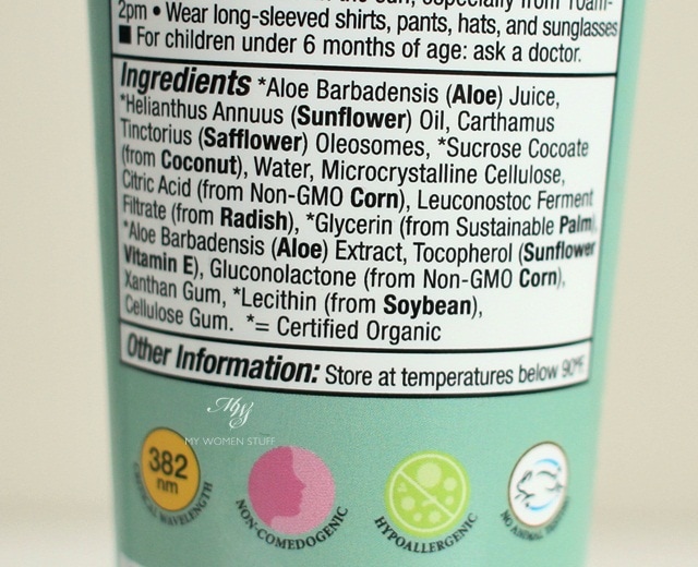 badger zinc oxide sunscreen ingredient list