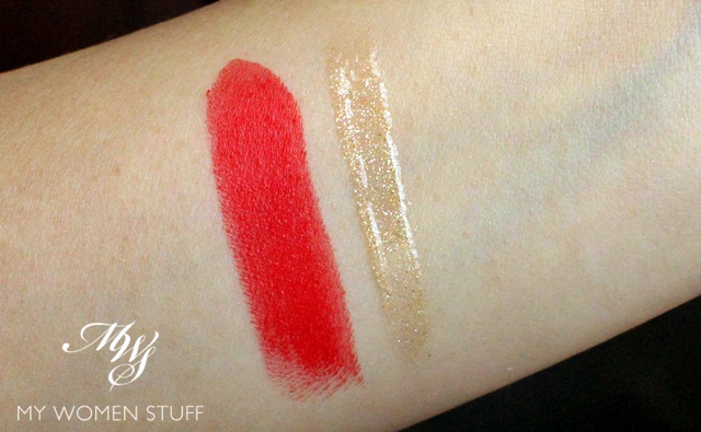 swatch bobbi brown lip color old hollywood high shimmer lipgloss candlelight