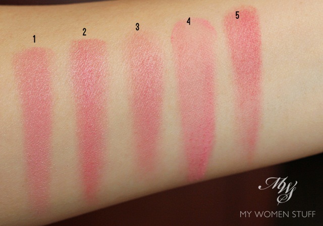 ysl beauty blossom collector blush lunar new year comparison swatches