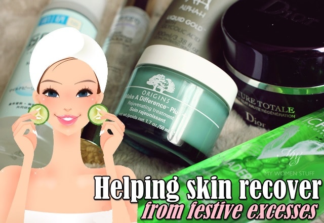 skin recovery after festive season