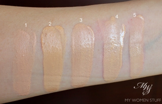 marc jacobs genius gel foundation bisque light 22 swatches