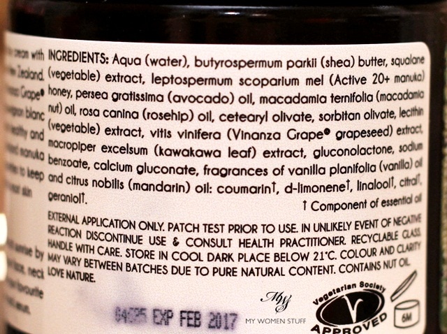 antipodes vanilla pod hydrating day cream ingredient list