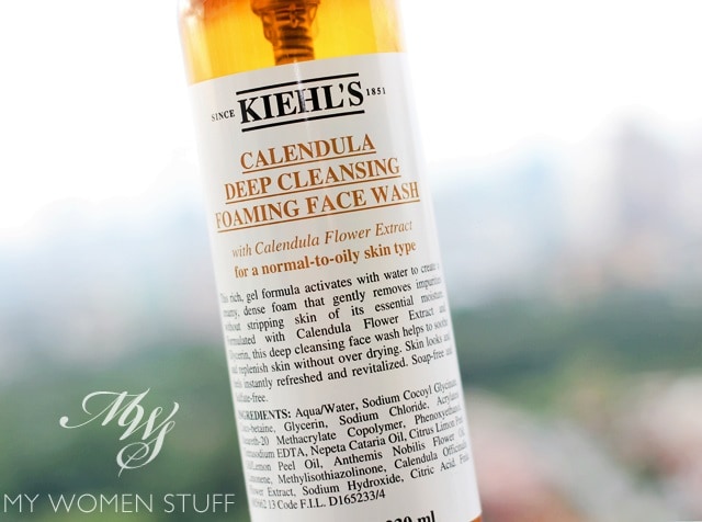 kiehl's calendula deep cleansing foaming face wash