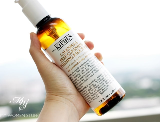 kiehl's calendula deep cleansing foaming face wash