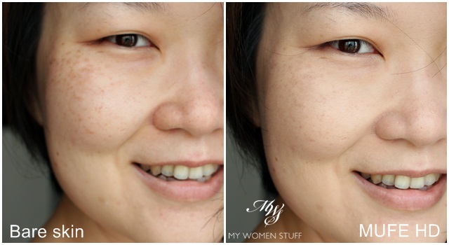 mufe hd foundation before after