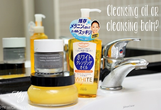 cleansing oil cleansing balm