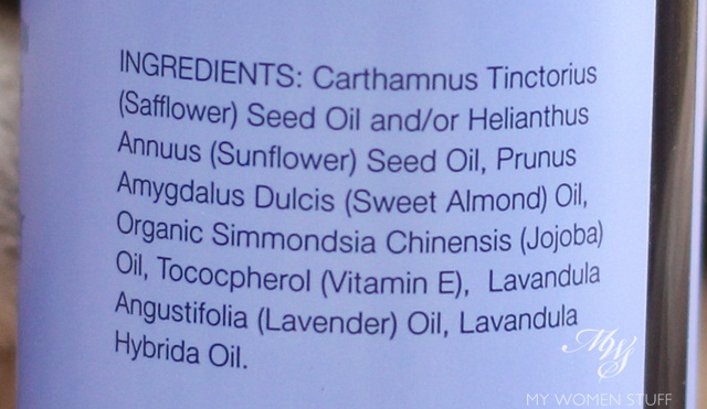 EO Products French Lavender body oil ingredients