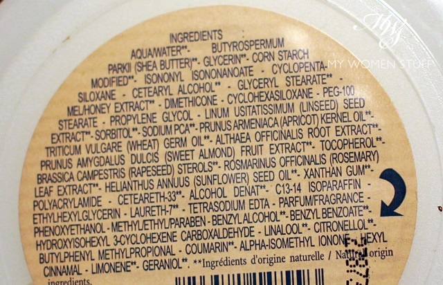 loccitane ultra rich body cream ingredients