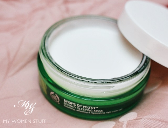 the body shop drops of youth bouncy sleeping mask