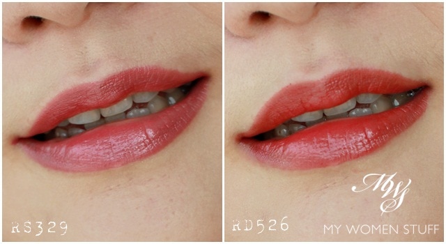 shiseido maquillage dramatic melting rouge rd526 rs329