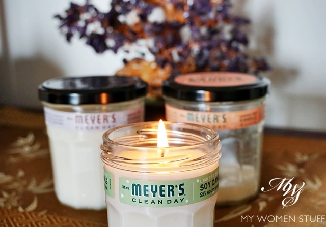 mrs meyers clean day scented soy candle