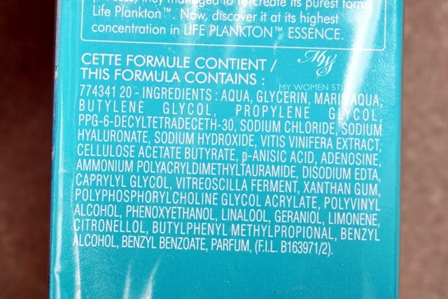 biotherm life plankton essence ingredients
