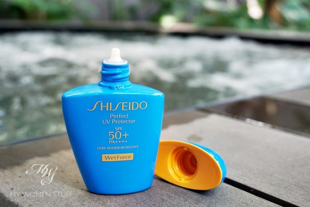 shiseido perfect uv protector wet force