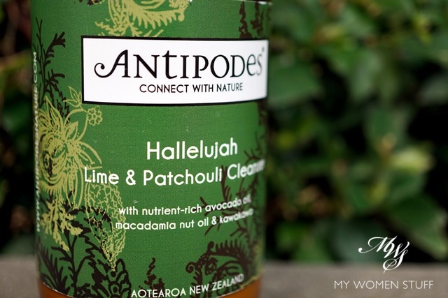 antipodes hallelujah lime & patchouli cleanser