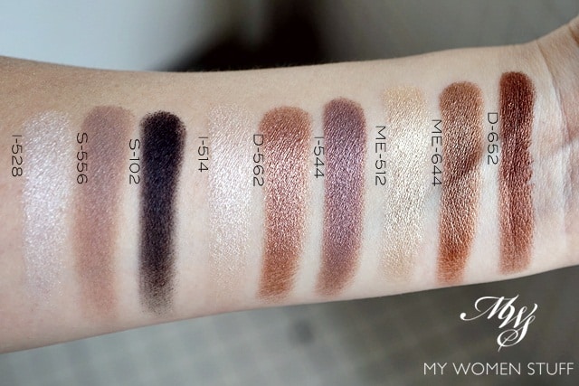Review & Swatches Make Up For Ever (MUFE) 9 Artist Shadow