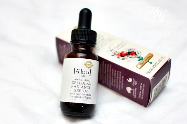 a'kin revitalising cellular radiance serum