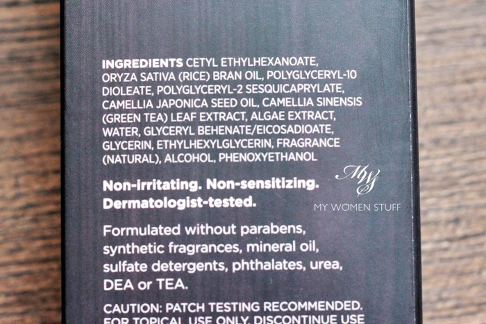 tatcha camellia cleansing oil ingredient list 