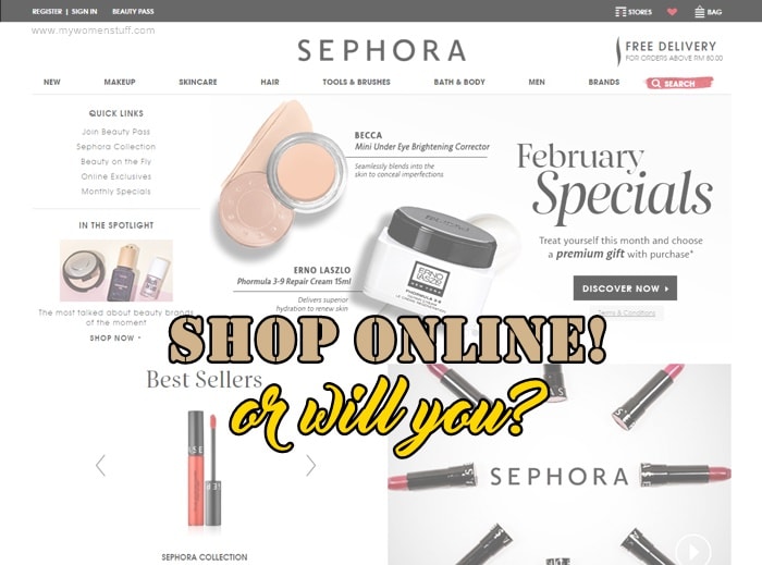 sephora malaysia online store