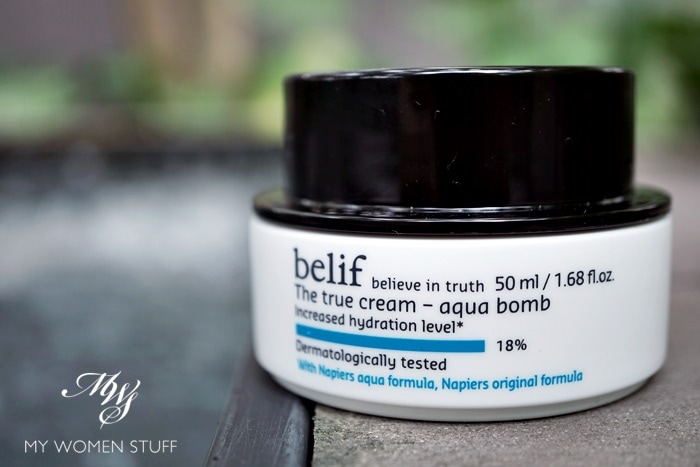 belif true cream aqua bomb gel moisturiser hype