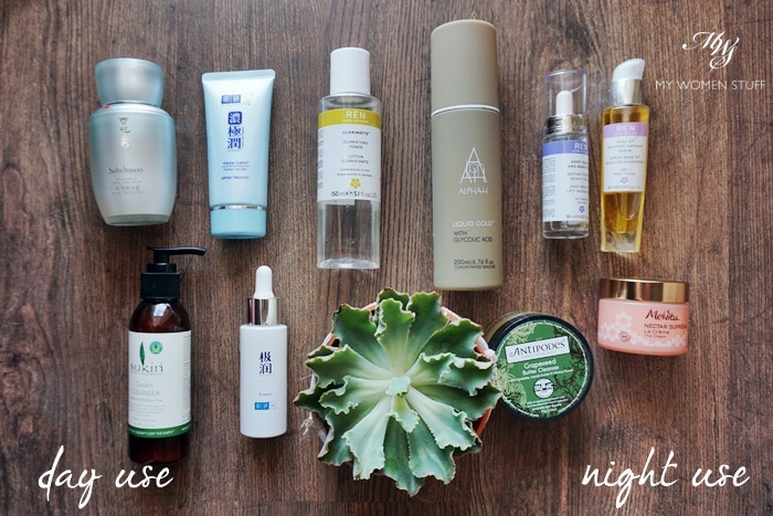 use different skincare day and night