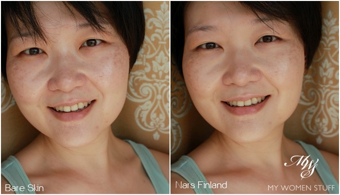 nars pure radiant tinted moisturizer before after photo