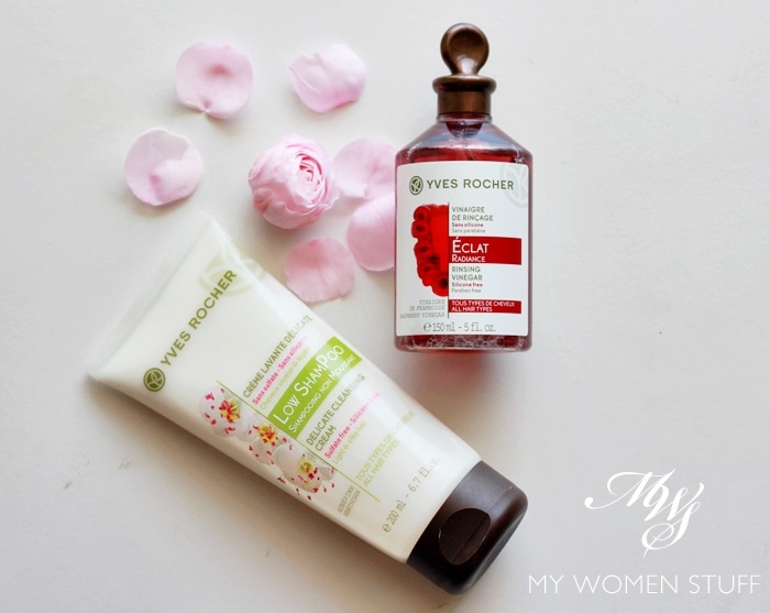 Review: Yves Rocher Radiance Rinsing Vinegar and Low Shampoo