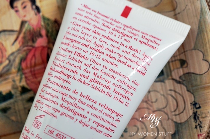 clarins beauty flash balm how to use