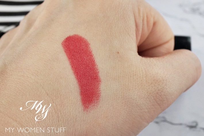 marc jacobs le marc lip creme je t'aime lipstick swatch