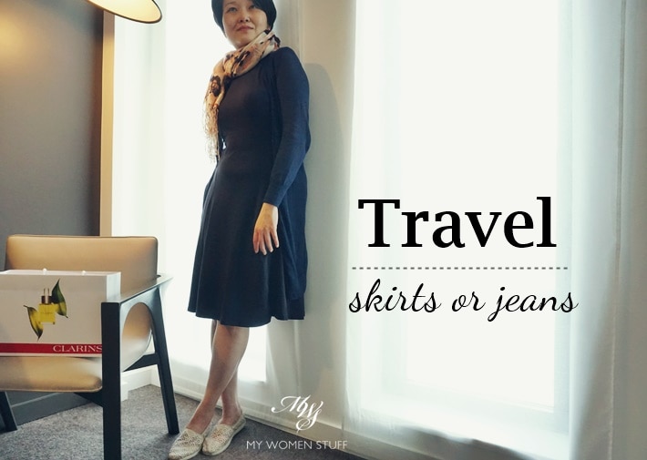 wear skirts to travel for more comfort