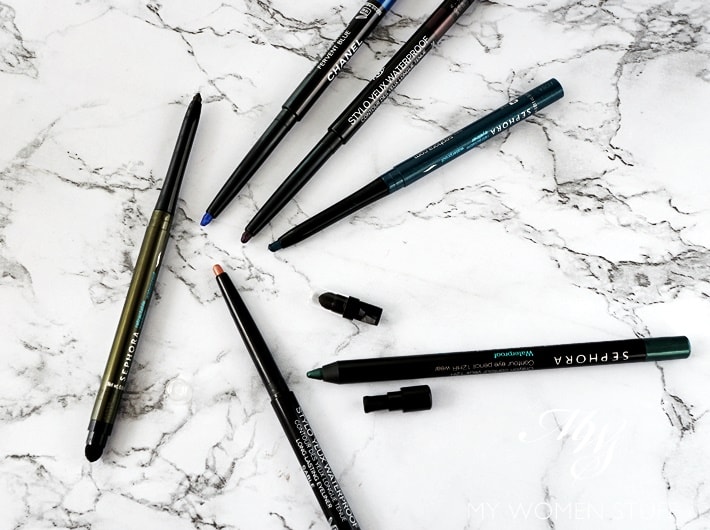 chanel stylo yeux waterproof pencil, sephora retractable eyeliner pencil