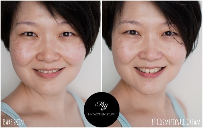 it cosmetics cc cream fair before after