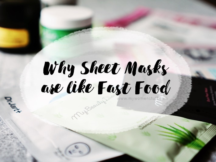 sheet masks are like fast food