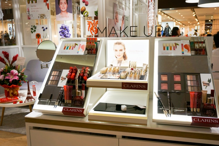 clarins retail kiosk malaysia