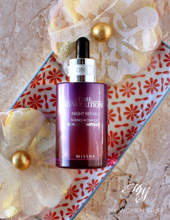 missha time revolution night repair borabit ampoule