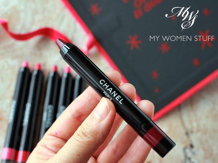 chanel Le Rouge Crayon de Couleur lipstick cassis