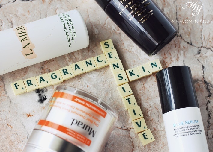 fragrance skincare sensitive skin