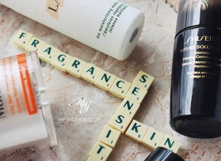fragrance skincare sensitive skin