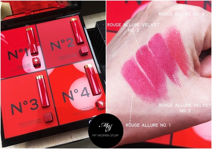 Review & Swatches: Chanel Collection Libre Numeros Rouges Lipstick