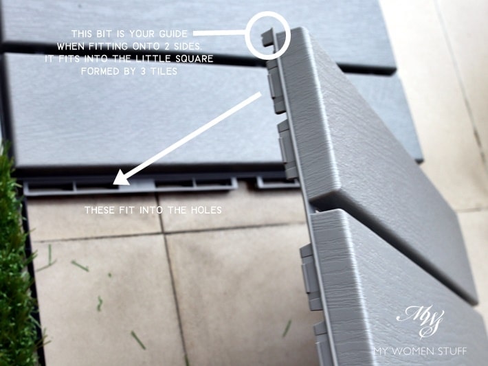 Review: Ikea Runnen Decking - light grey, artificial grass - How to install