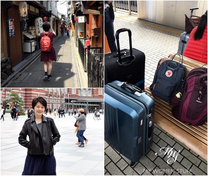 japan luggage clothes