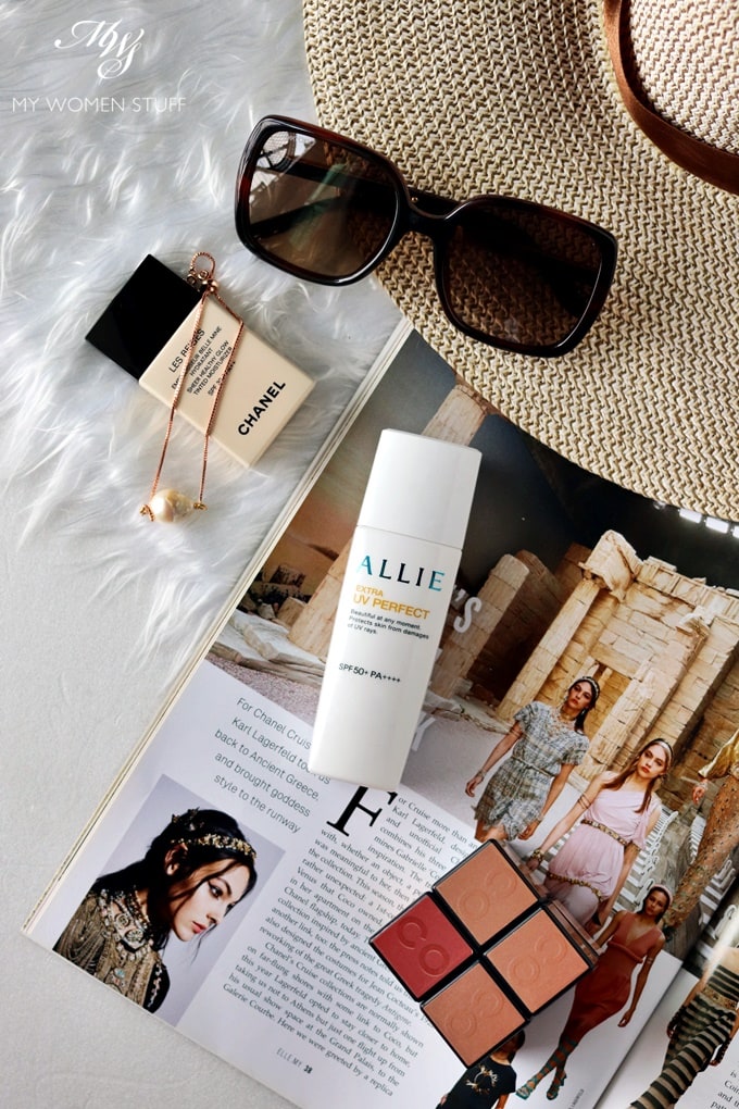 kanebo allie extra uv perfect sunscreen spf50+ pa++++