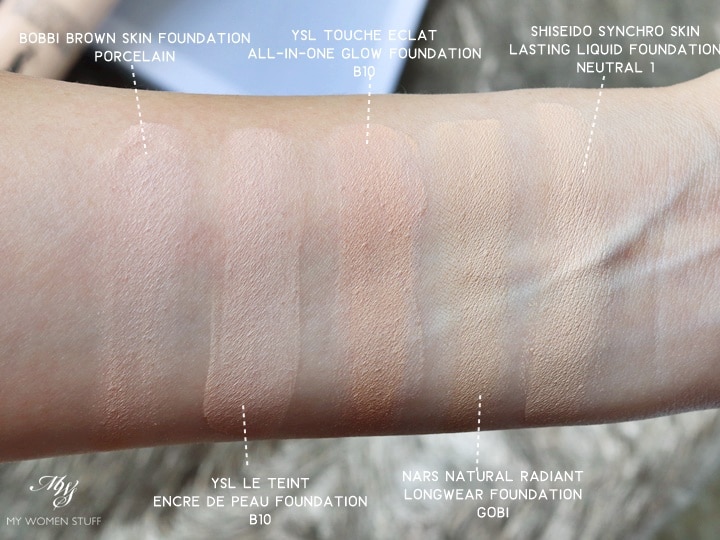 Ysl Le Teint Touche Eclat Foundation Colour Chart