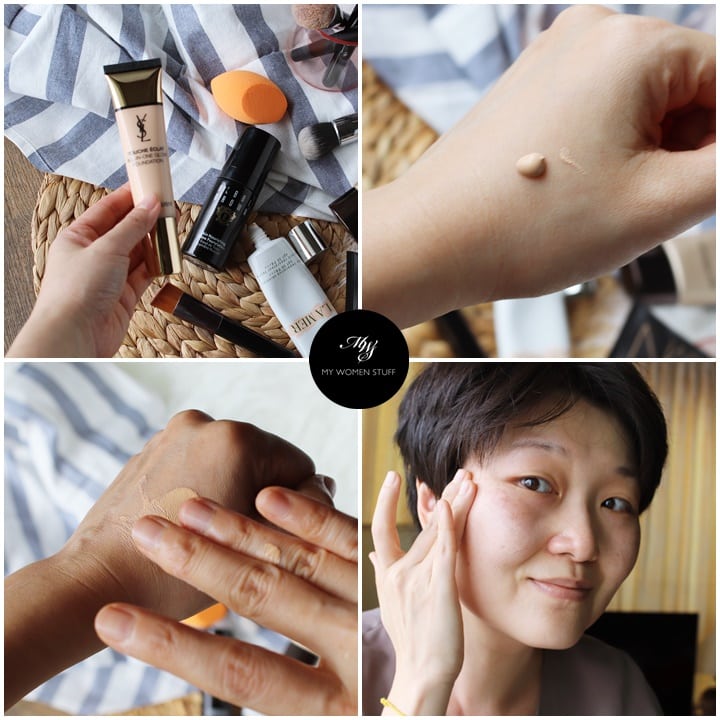 how to apply foundation with fingers tutorial
