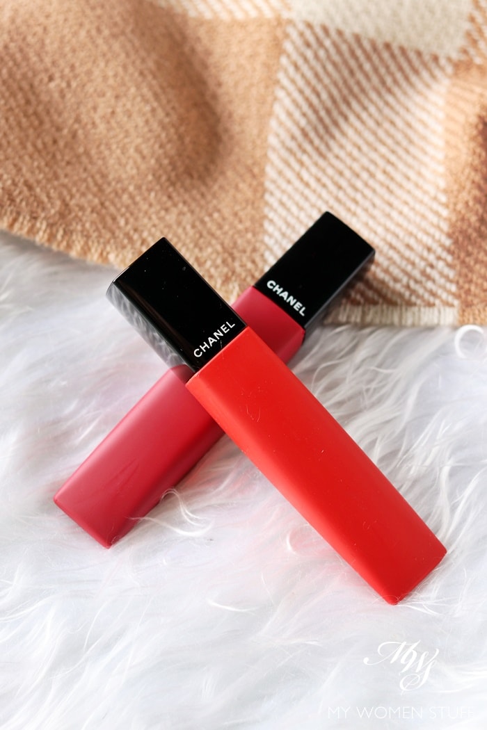 NEW CHANEL ROUGE ALLURE LAQUE LIPSTICK REVIEW & WEAR TEST! 