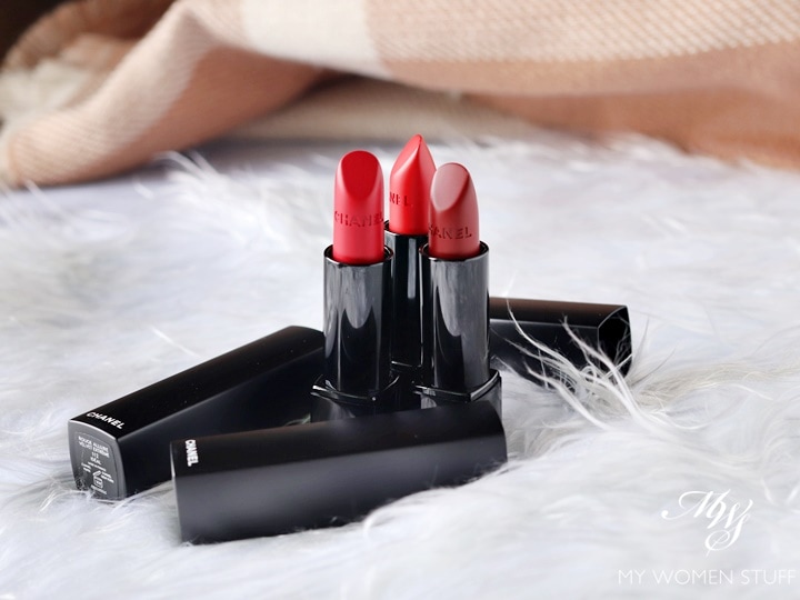chanel rouge allure velvet extreme - 112 ideal 114 epitome 116 extreme