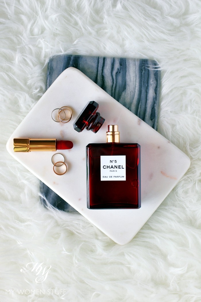 chanel no. 5 perfume red bottle