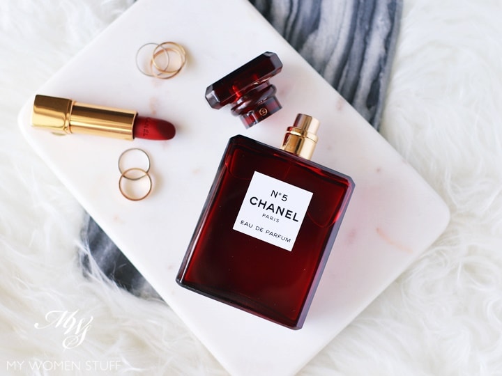 chanel no. 5 red