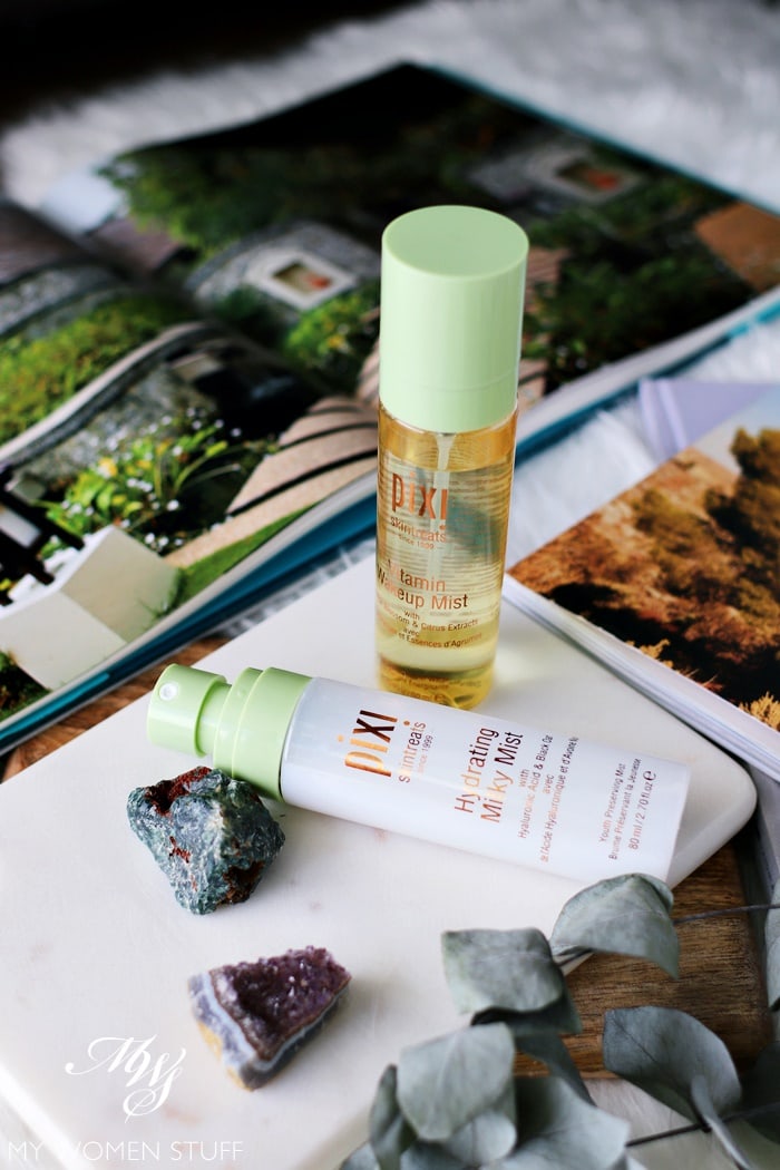 pixi hydrating milky mist and Pixi Vitamin Wakeup Mist